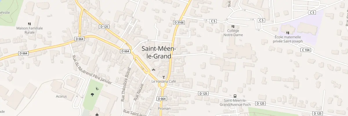 Plan du 14 Rue de Dinan à Saint-Méen-le-Grand
