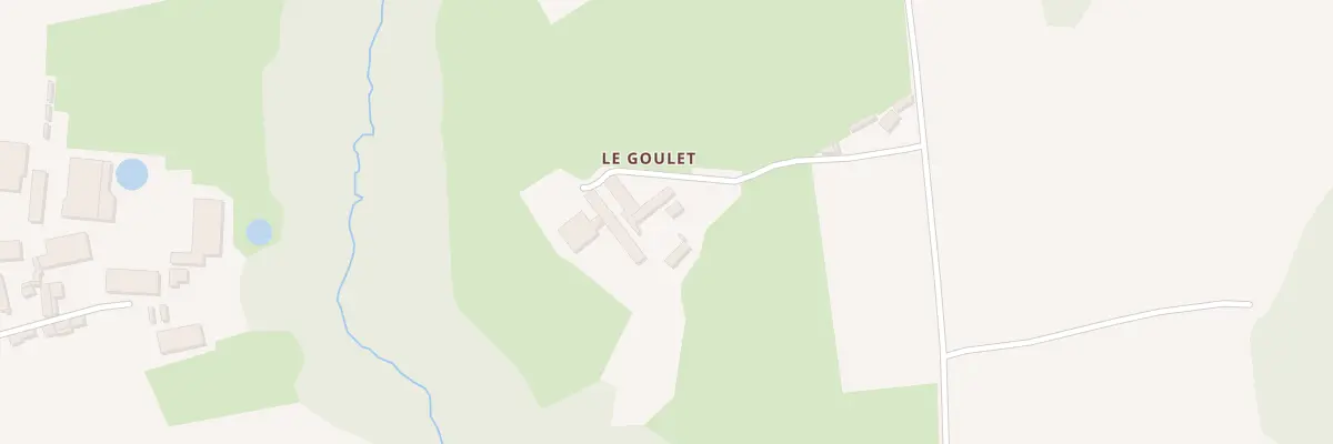 Plan du 5454 Le Goulet à Corseul