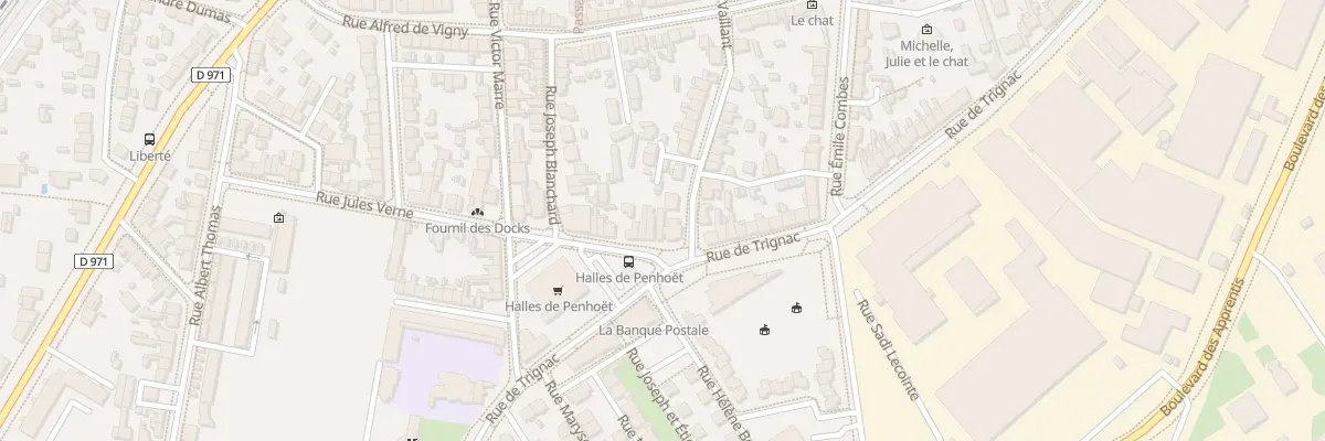 Plan du 2 Rue Jules Verne à Saint-Nazaire
