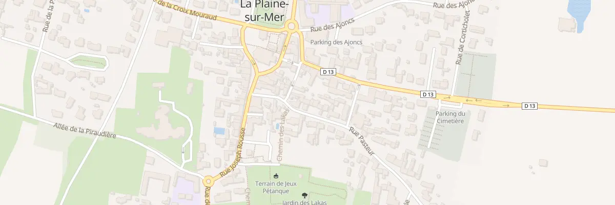 Plan du 9 Rue Pasteur à La Plaine-sur-Mer