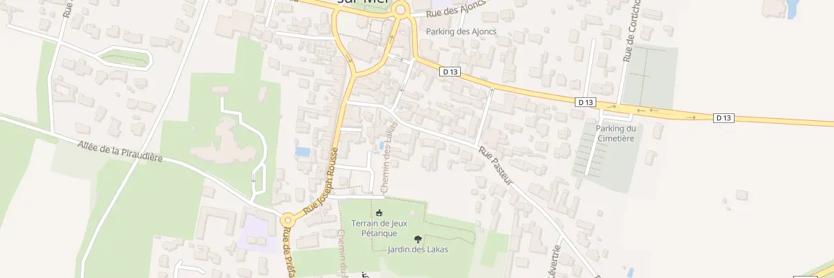 Plan du 16 Rue Pasteur à La Plaine-sur-Mer