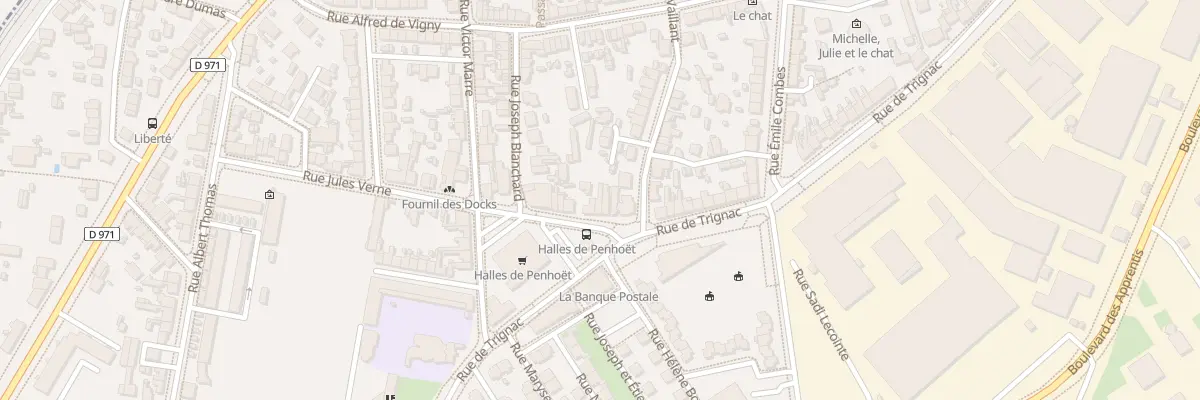 Plan du 6 Rue Jules Verne à Saint-Nazaire