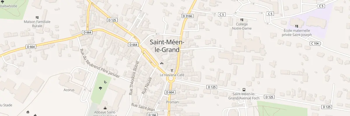 Plan du 9 Rue de Dinan à Saint-Méen-le-Grand