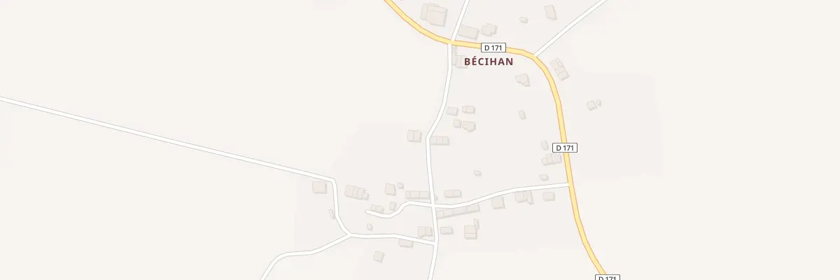 Plan du 5191 Bécihan à Monteneuf