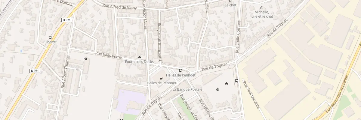 Plan du 8 Rue Jules Verne à Saint-Nazaire