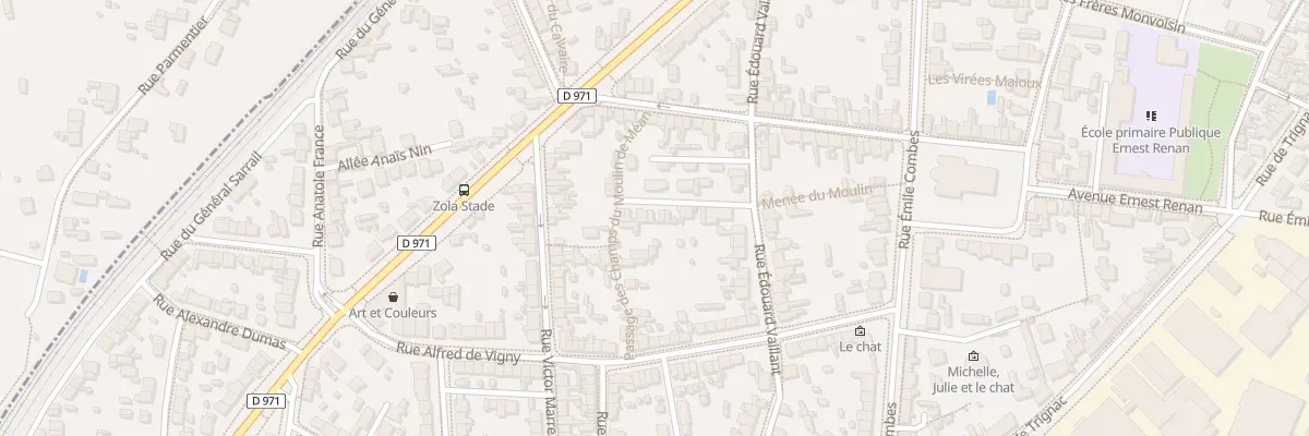 Plan du 13 Rue Jean Sylvain Bailly à Saint-Nazaire