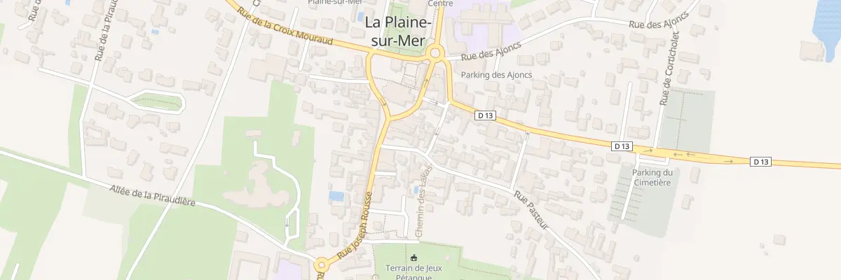 Plan du 3 Rue Pasteur à La Plaine-sur-Mer