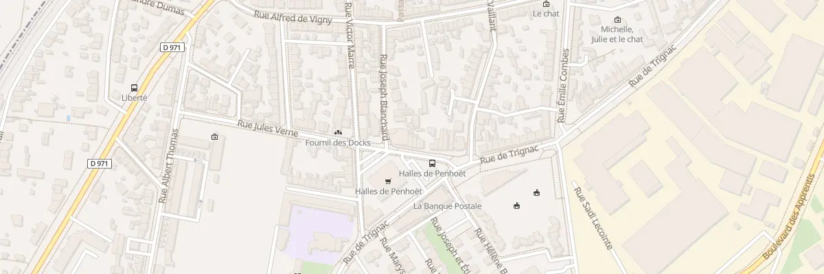 Plan du 16 Rue Jules Verne à Saint-Nazaire