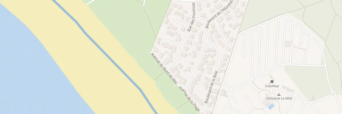 Plan du 56 Rue des Provinces à Barbâtre
