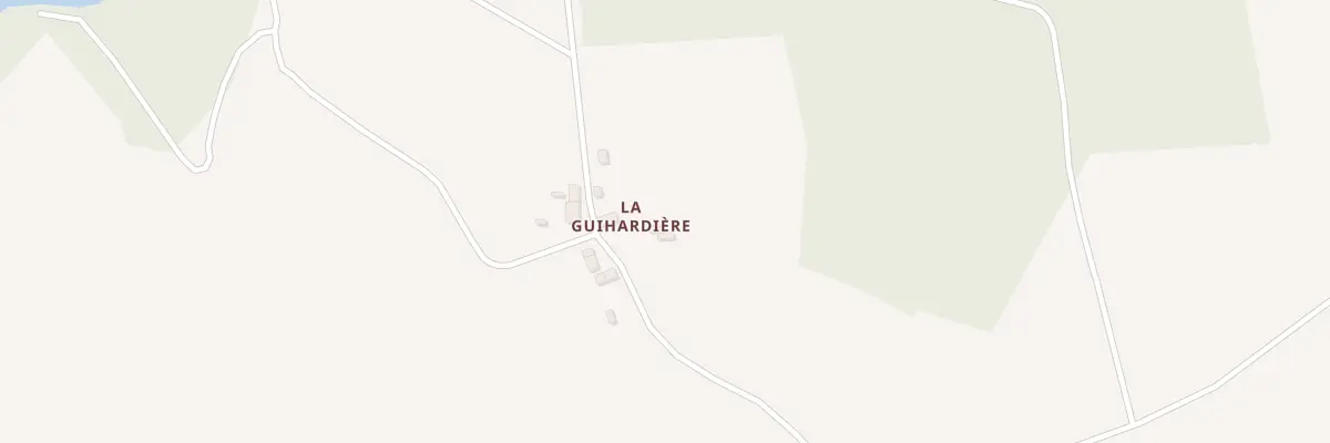 Plan de La Guihardière à Saint-Dolay