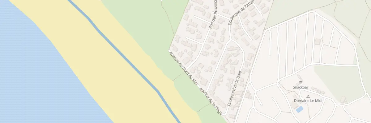 Plan du 58 Rue des Provinces à Barbâtre