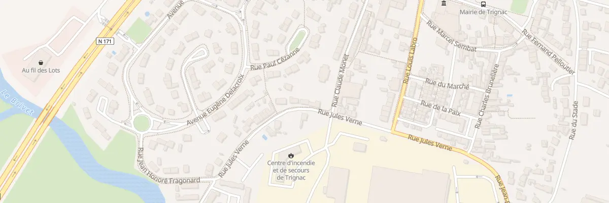 Plan du 22 Rue Jules Verne à Trignac