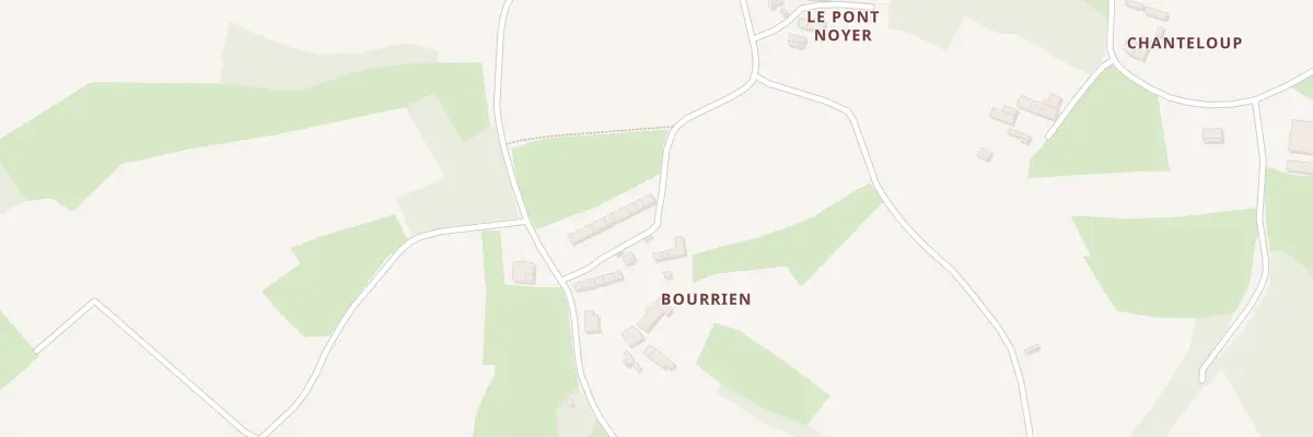 Plan du 11 Bourrien à Languédias