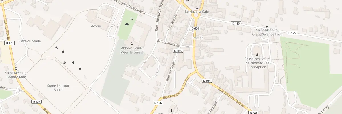 Plan du 2 Rue de Gaël à Saint-Méen-le-Grand