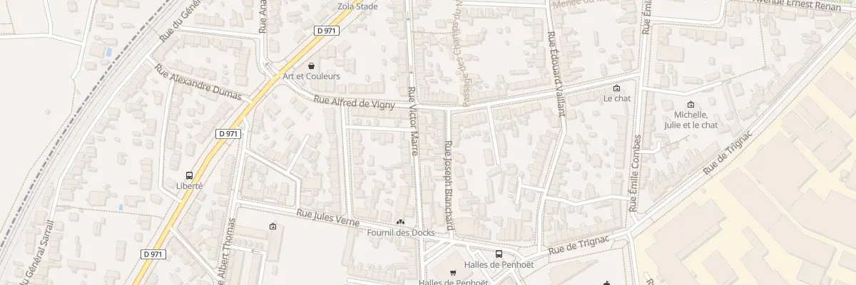 Plan du 16 Rue Victor Marre à Saint-Nazaire