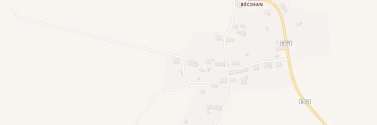 Plan du 5184 Bécihan à Monteneuf