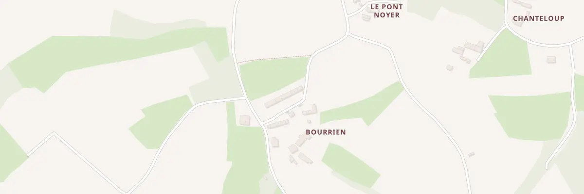Plan du 10 Bourrien à Languédias
