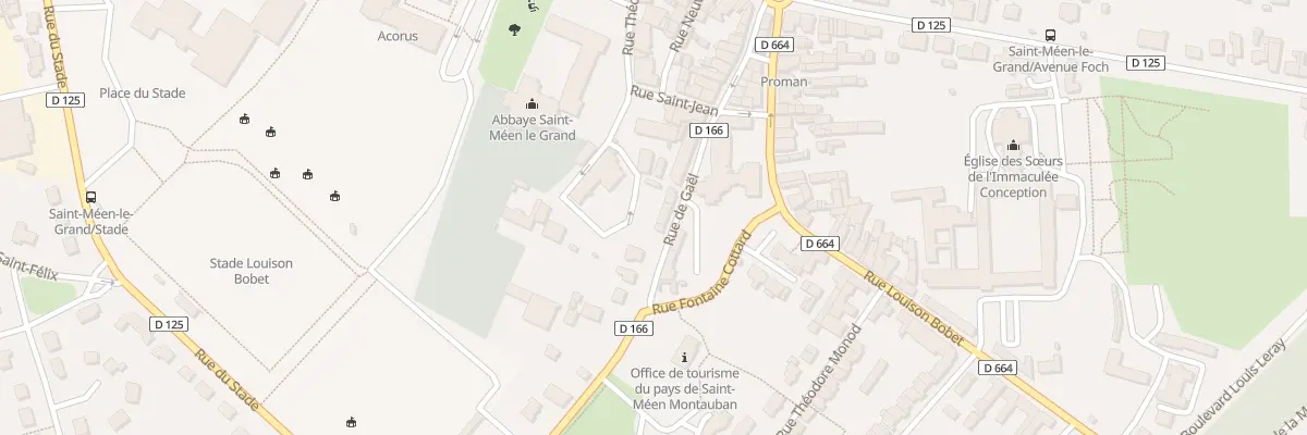 Plan du 6 Rue de Gaël à Saint-Méen-le-Grand