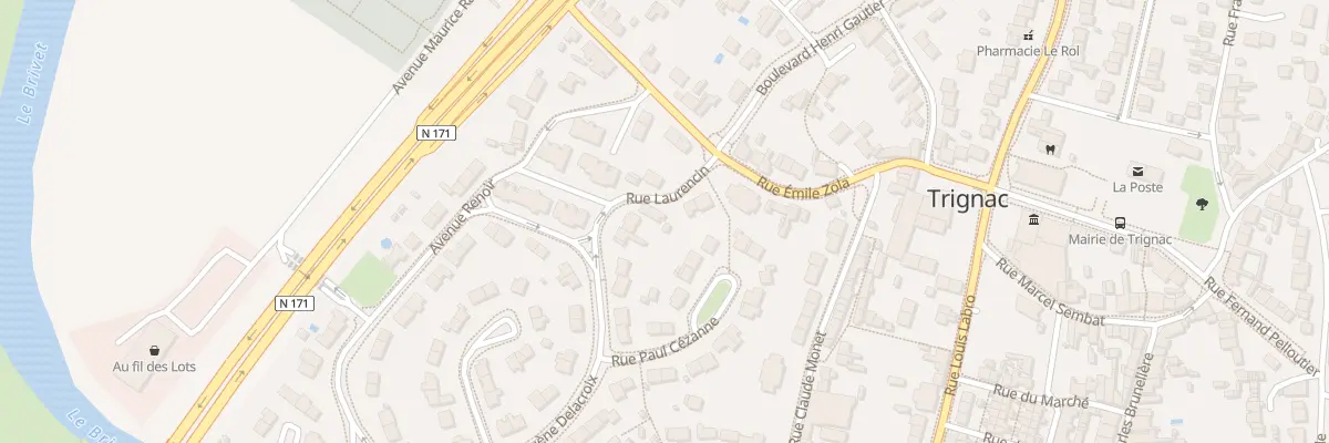 Plan du 2 Rue Marie Laurencin à Trignac