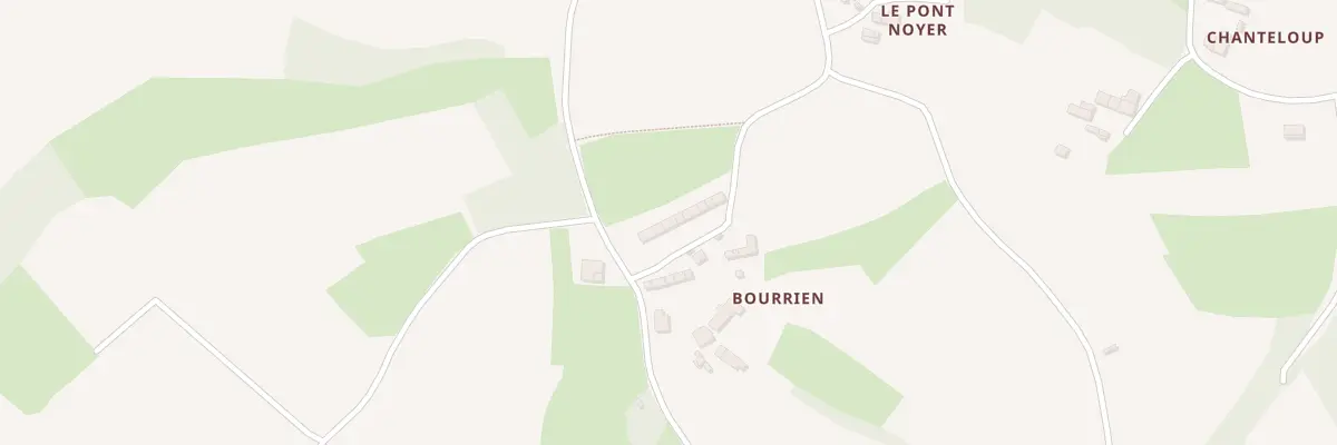 Plan du 9 Bourrien à Languédias