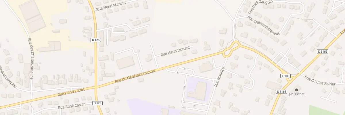 Plan du 3 Rue Henri Dunant à Saint-Méen-le-Grand
