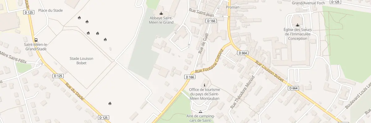 Plan du 10 Rue de Gaël à Saint-Méen-le-Grand