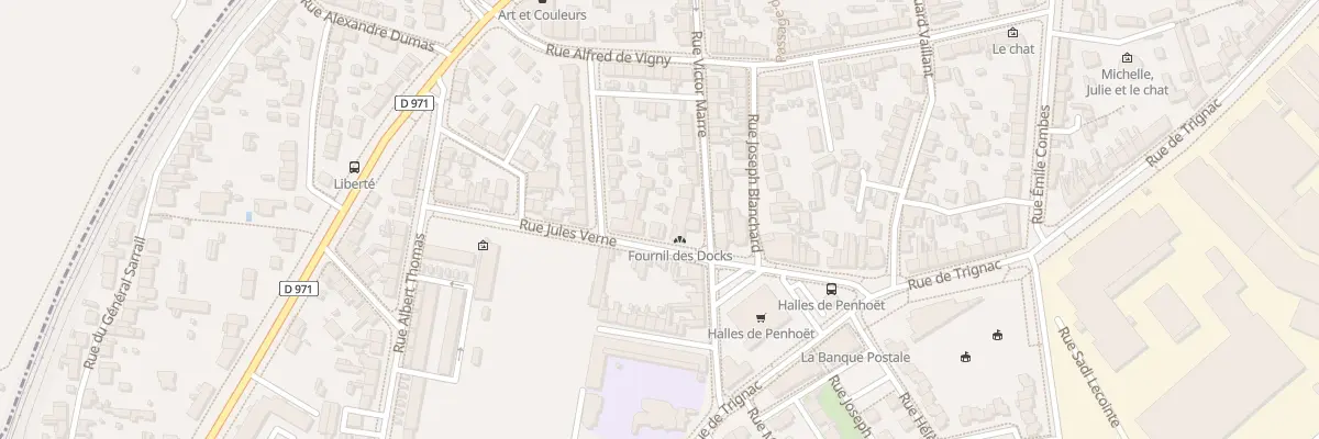 Plan du 28 Rue Jules Verne à Saint-Nazaire