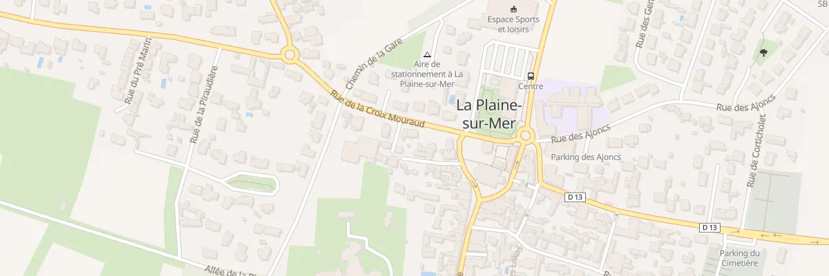 Plan du 3 Rue de la Croix Mouraud à La Plaine-sur-Mer