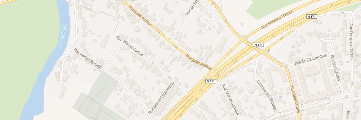 Plan du 11 Rue Jules Auffret à Trignac