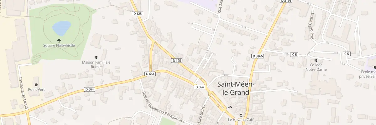 Plan du 8 Rue de Plumaugat à Saint-Méen-le-Grand