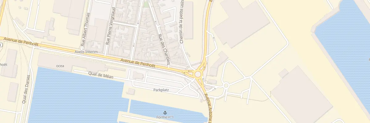 Plan du 2 Av de Penhoët à Saint-Nazaire