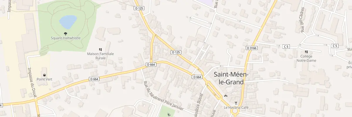 Plan du 1B Rue de Plumaugat à Saint-Méen-le-Grand