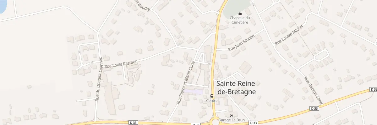 Plan du 13 Rue Pierre et Marie Curie à Sainte-Reine-de-Bretagne