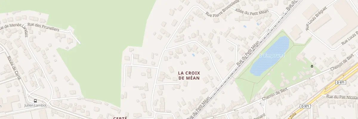 Plan du 2 Rue Vincent Le Courtois à Trignac
