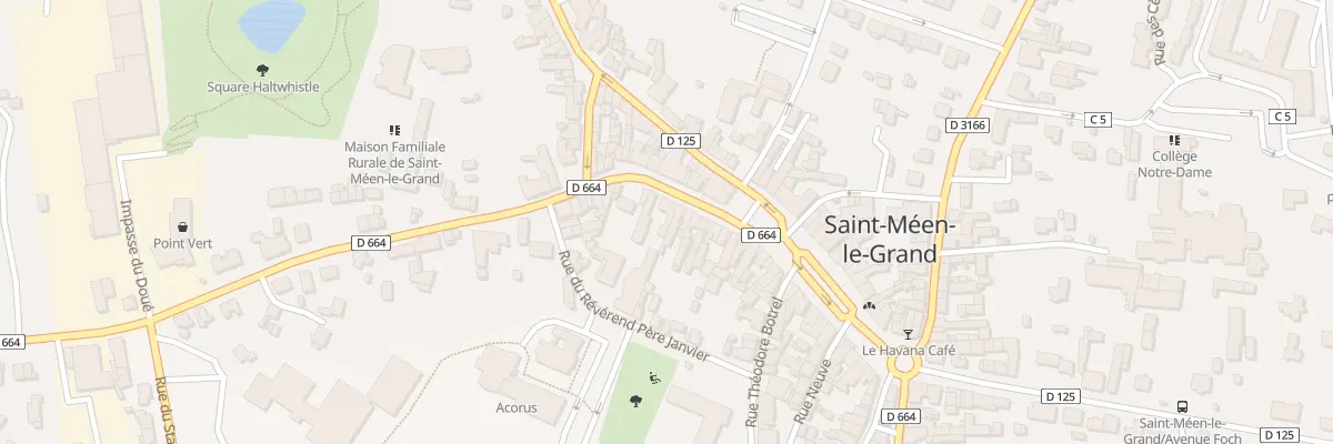 Plan du 9 Rue de Merdrignac à Saint-Méen-le-Grand