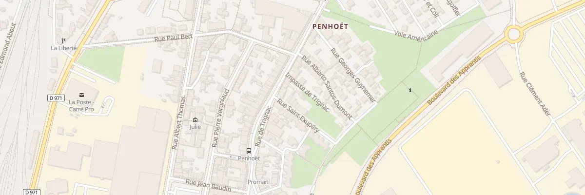Plan du 20 Rue Antoine de Saint-Exupéry à Saint-Nazaire