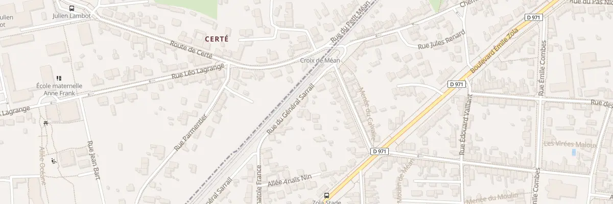 Plan du 124B Rue du Général Sarrail à Saint-Nazaire