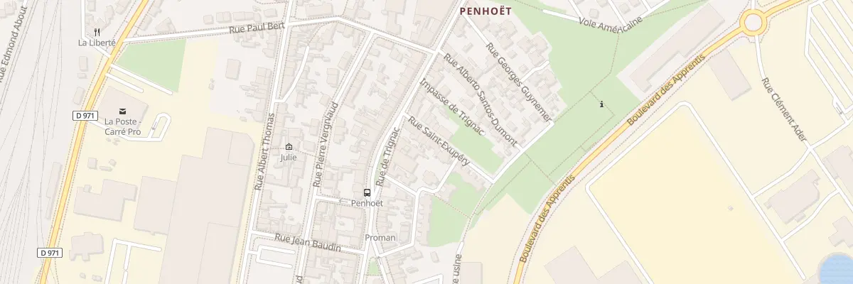 Plan du 15 Rue Antoine de Saint-Exupéry à Saint-Nazaire