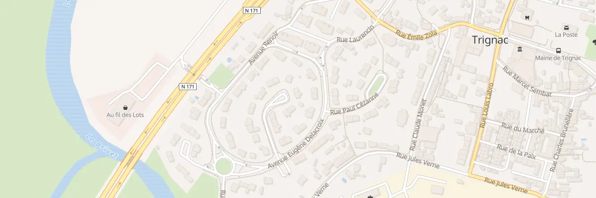 Plan du 12 Rue François Boucher à Trignac