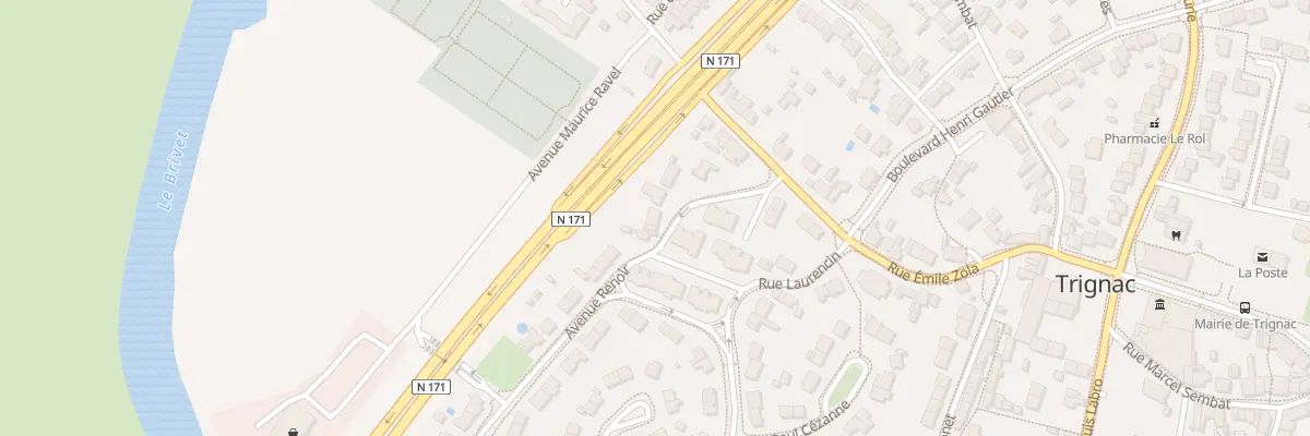 Plan du 25 Rue Auguste Renoir à Trignac