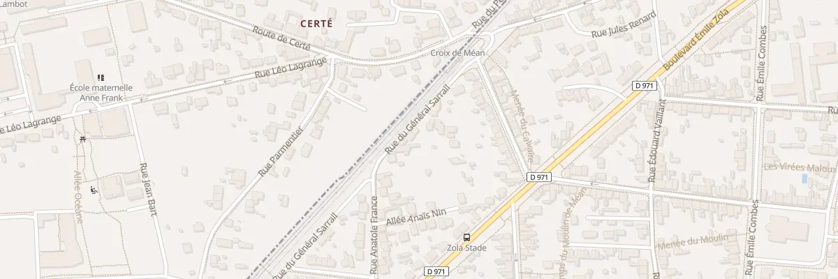 Plan du 120 Rue du Général Sarrail à Saint-Nazaire