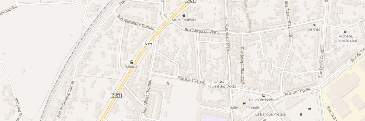 Plan du 4B Rue Jules Verne à Saint-Nazaire