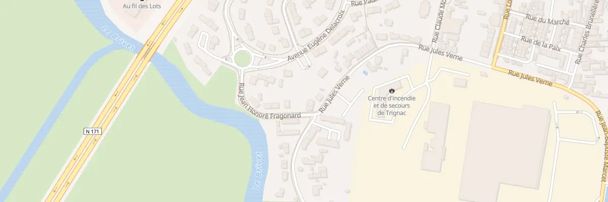Plan du 46B Rue Jules Verne à Trignac