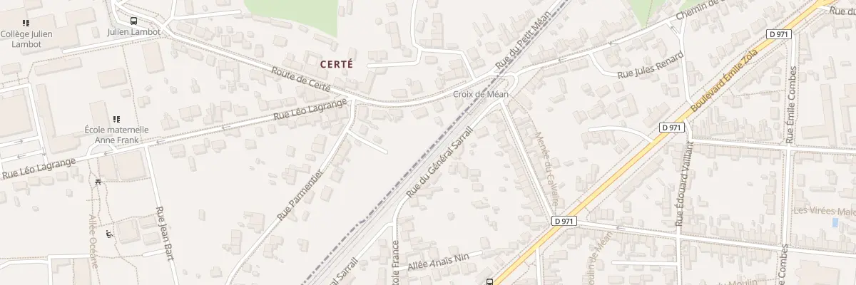 Plan du 84 Rue de Certé à Trignac