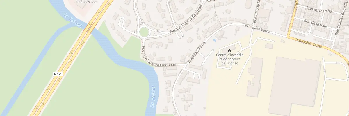 Plan du 46 Rue Jules Verne à Trignac