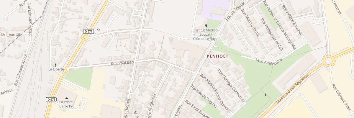 Plan du 8 Rue Paul Bert à Saint-Nazaire