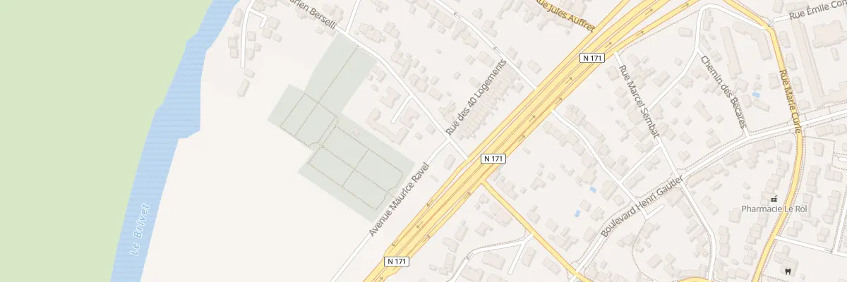 Plan du 1 Rue Adrien Berselli à Trignac