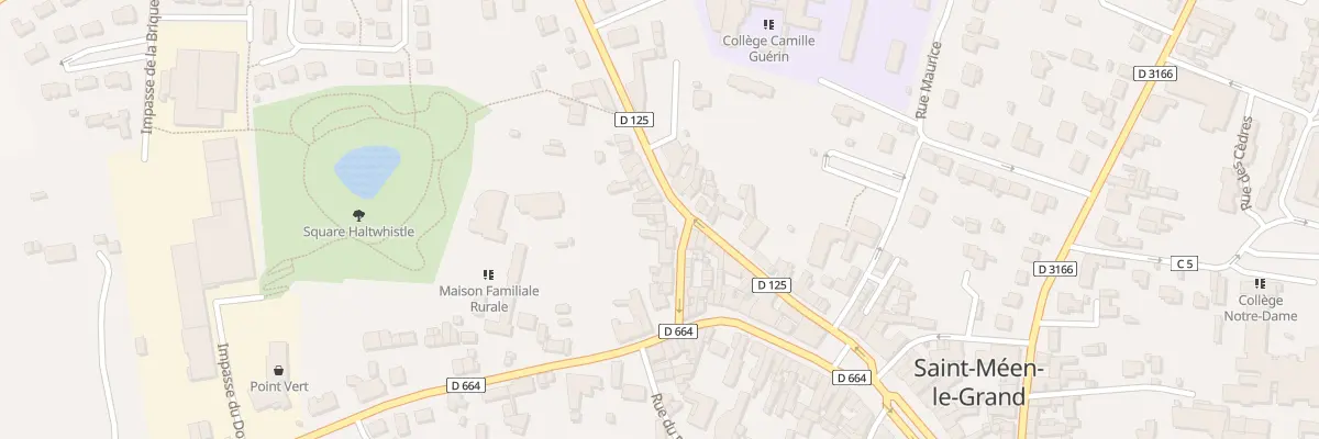 Plan du 21 Rue de Plumaugat à Saint-Méen-le-Grand
