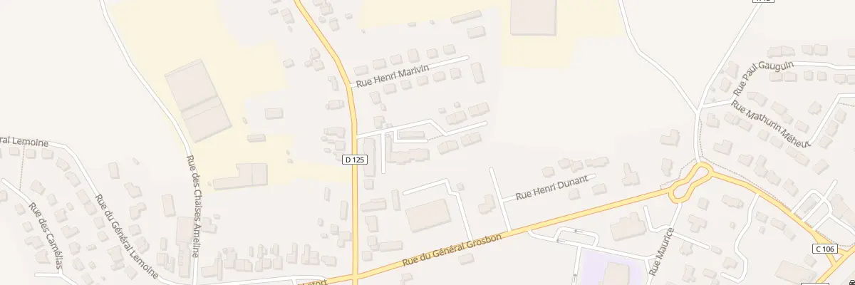 Plan du 6 All des Normandières à Saint-Méen-le-Grand