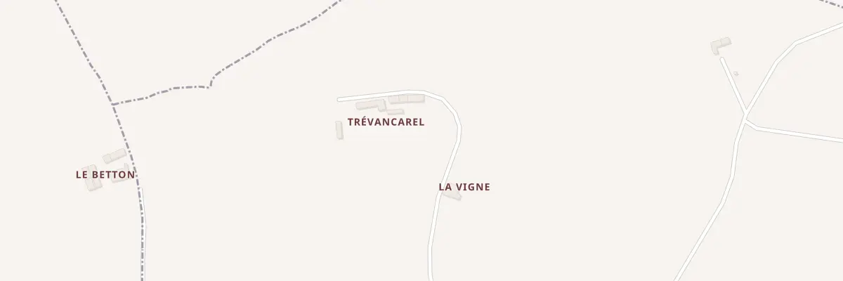 Plan du 6 Trevancarel à Muel